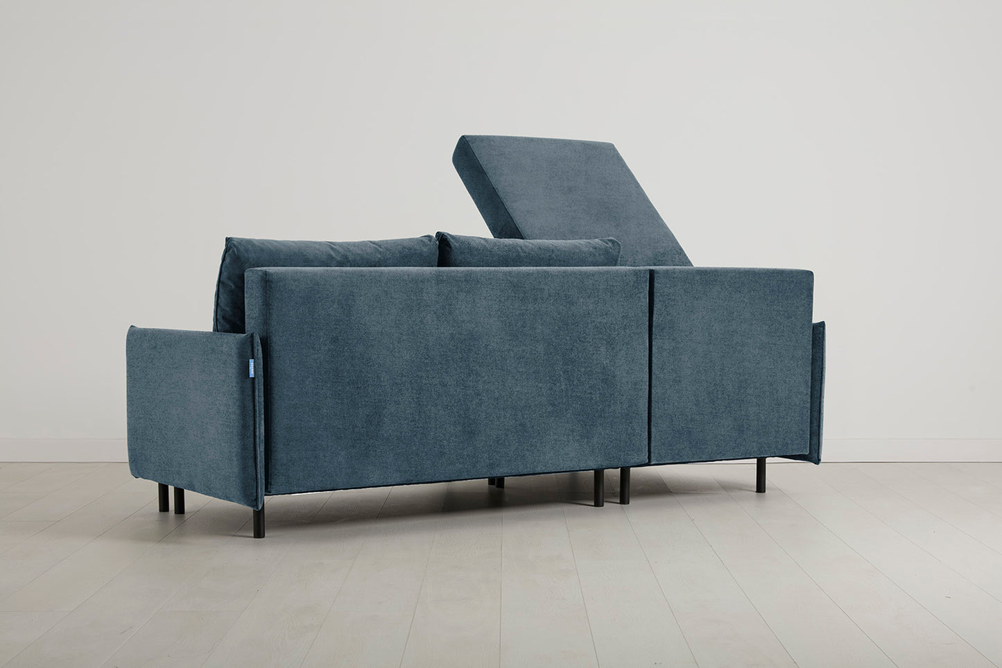 Model 12 Sofa Bed with Storage 3 Seater Left Chaise, Hydro