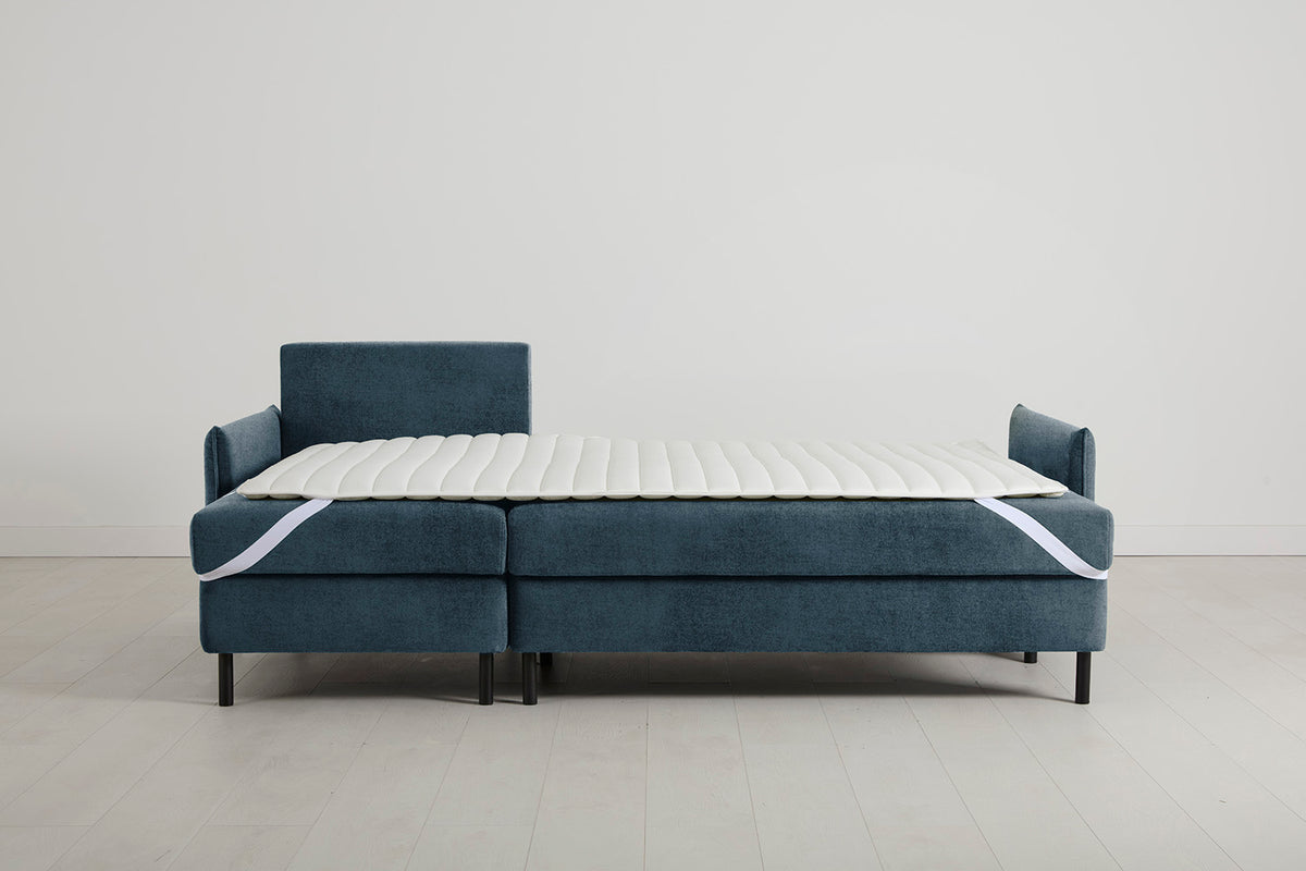 Model 12 Sofa Bed with Storage 3 Seater Left Chaise, Hydro