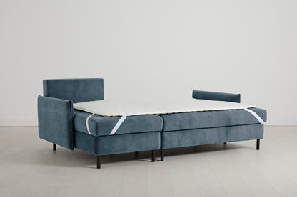 Model 12 Sofa Bed with Storage 3 Seater Left Chaise, Hydro