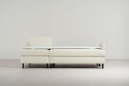 Model 12 Sofa Bed with Storage 3 Seater Left Chaise, Ivory