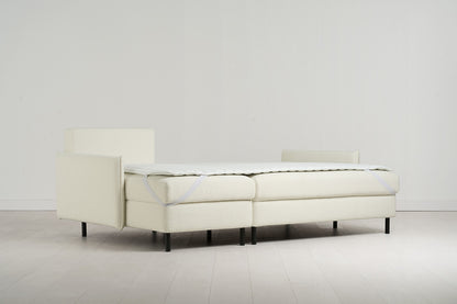 Model 12 Sofa Bed with Storage 3 Seater Left Chaise, Ivory