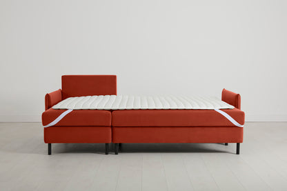 Model 12 Sofa Bed with Storage 3 Seater Left Chaise, Paprika