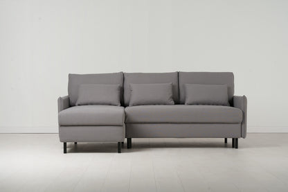 Model 12 Sofa Bed with Storage 3 Seater Left Chaise, Risso