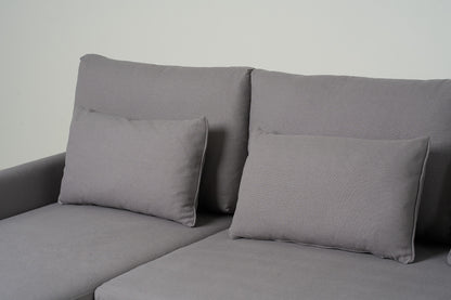 Model 12 Sofa Bed with Storage 3 Seater Left Chaise, Risso