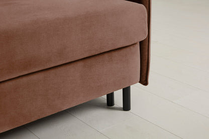 Model 12 Sofa Bed with Storage 3 Seater Left Chaise, Russet