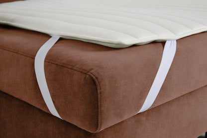 Model 12 Sofa Bed with Storage 3 Seater Left Chaise, Russet