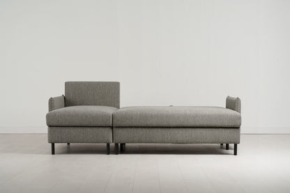 Model 12 Sofa Bed with Storage 3 Seater Left Chaise, Shadow