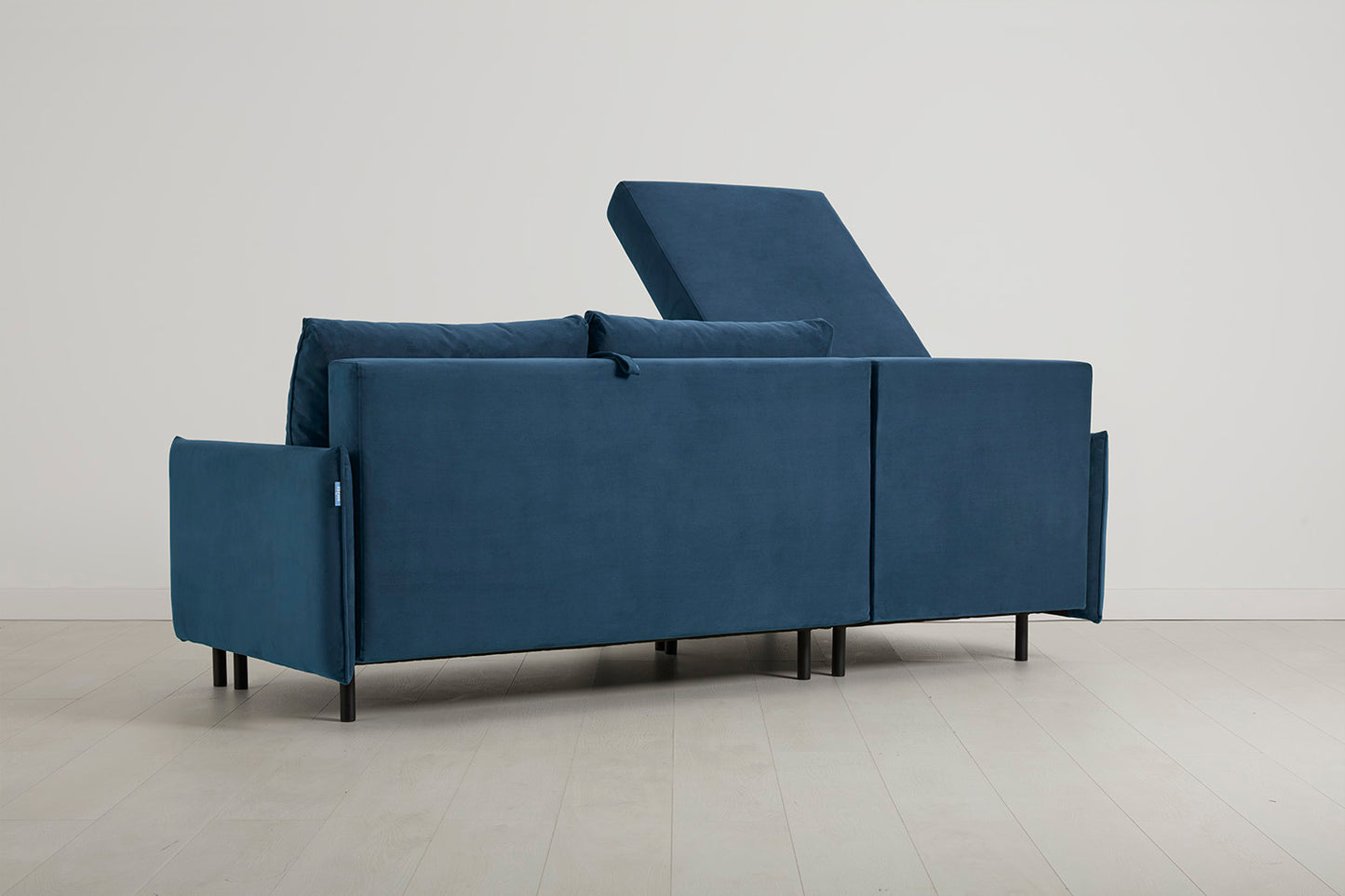Model 12 Sofa Bed with Storage 3 Seater Left Chaise, Teal