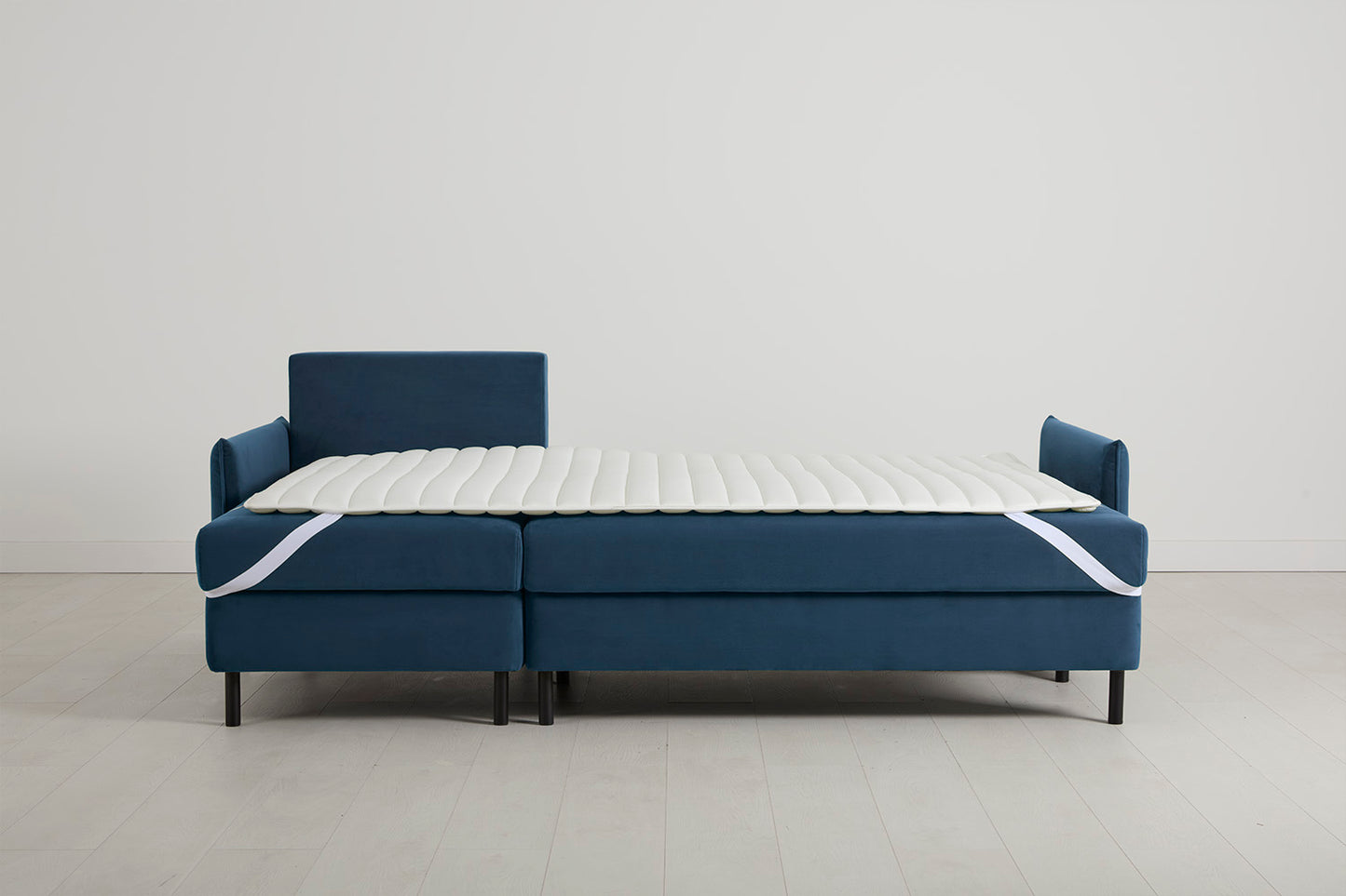 Model 12 Sofa Bed with Storage 3 Seater Left Chaise, Teal