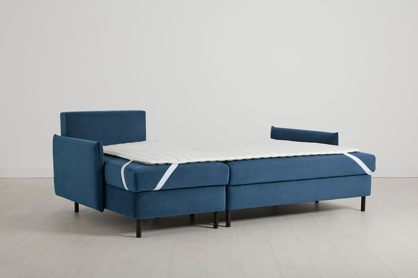 Model 12 Sofa Bed with Storage 3 Seater Left Chaise, Teal