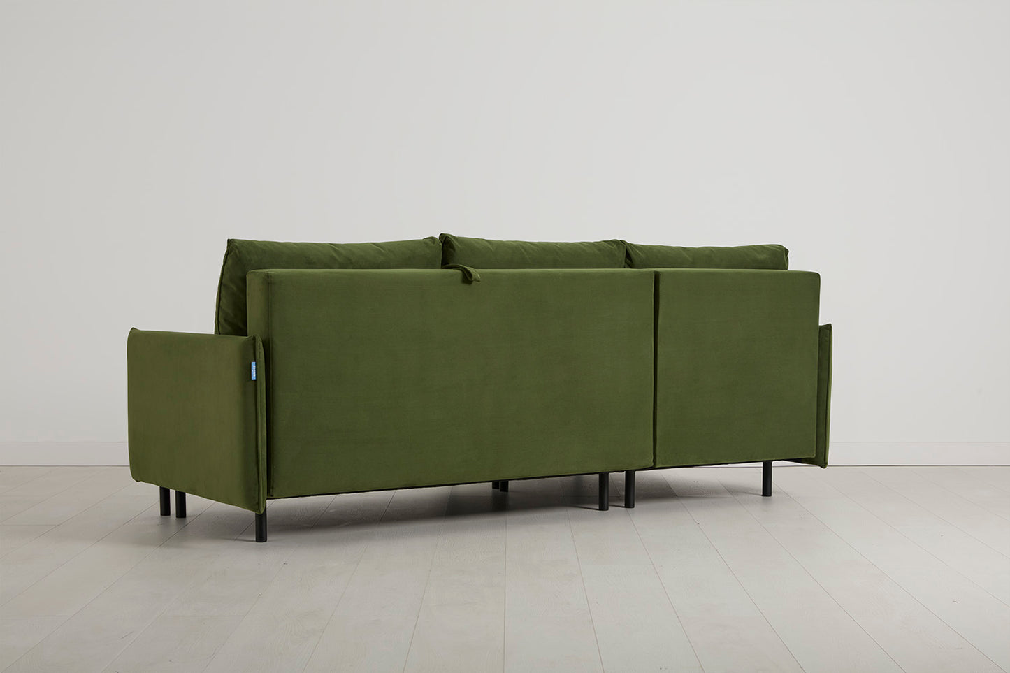 Model 12 Sofa Bed with Storage 3 Seater Left Chaise, Vine