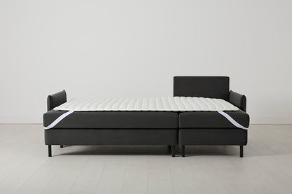 Model 12 Sofa Bed with Storage 3 Seater Right Chaise, Charcoal