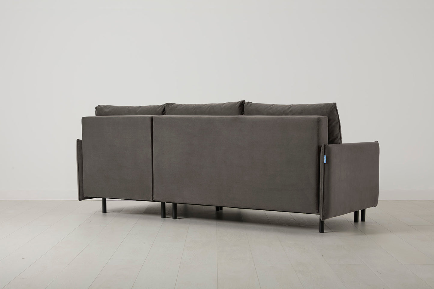 Model 12 Sofa Bed with Storage 3 Seater Right Chaise, Elephant
