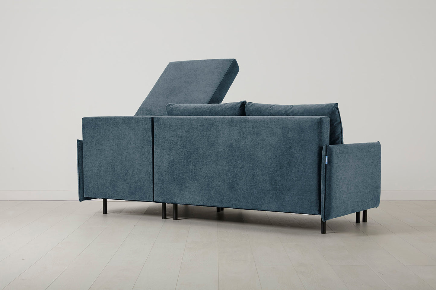 Model 12 Sofa Bed with Storage 3 Seater Right Chaise, Hydro