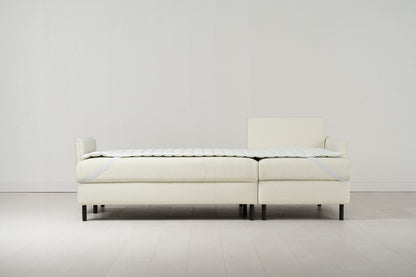 Model 12 Sofa Bed with Storage 3 Seater Right Chaise, Ivory