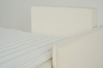 Model 12 Sofa Bed with Storage 3 Seater Right Chaise, Ivory