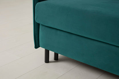 Model 12 Sofa Bed with Storage 3 Seater Right Chaise, Kingfisher