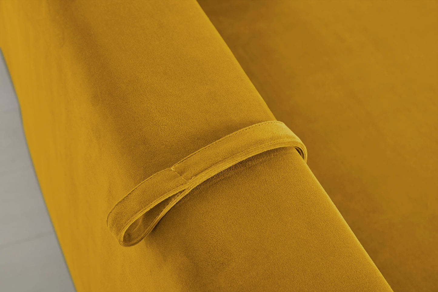 Model 12 Sofa Bed with Storage 3 Seater Left Chaise, Mustard