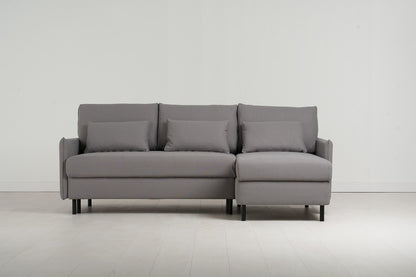 Model 12 Sofa Bed with Storage 3 Seater Right Chaise, Risso