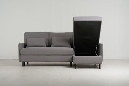 Model 12 Sofa Bed with Storage 3 Seater Right Chaise, Risso