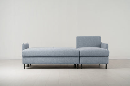 Model 12 Sofa Bed with Storage 3 Seater Right Chaise, Seaglass