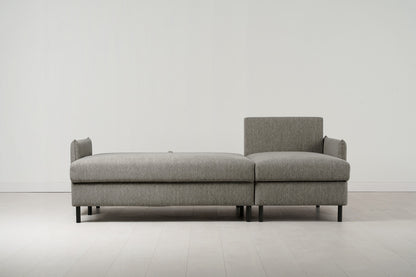 Model 12 Sofa Bed with Storage 3 Seater Right Chaise, Shadow