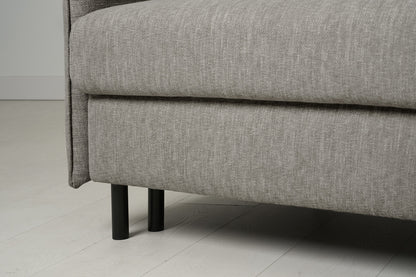 Model 12 Sofa Bed with Storage 3 Seater Left Chaise, Shadow