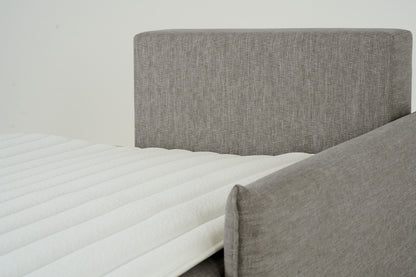 Model 12 Sofa Bed with Storage 3 Seater Right Chaise, Shadow