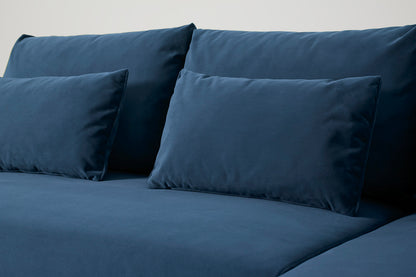 Model 12 Sofa Bed with Storage 3 Seater Left Chaise, Teal