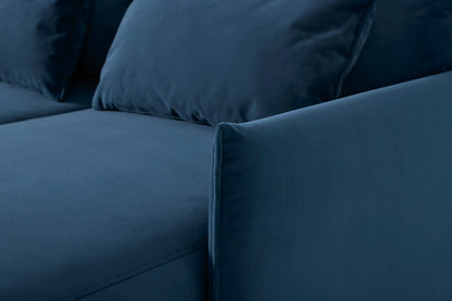 Model 12 Sofa Bed with Storage 3 Seater Left Chaise, Teal