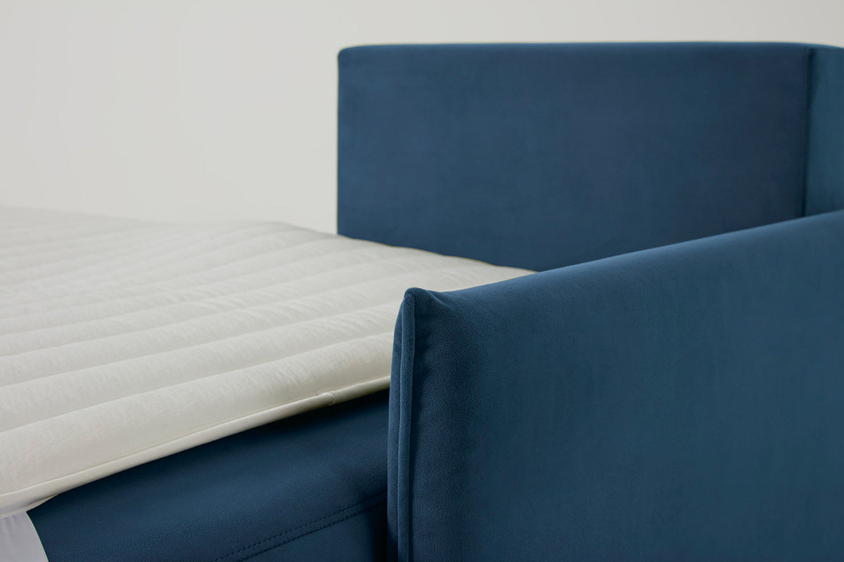 Model 12 Sofa Bed with Storage 3 Seater Left Chaise, Teal