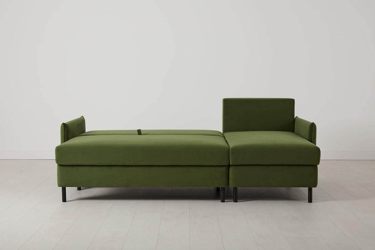 Model 12 Sofa Bed with Storage 3 Seater Right Chaise, Vine