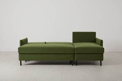 Model 12 Sofa Bed with Storage 3 Seater Right Chaise, Vine