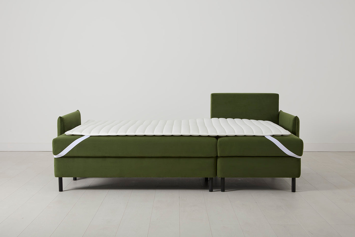 Model 12 Sofa Bed with Storage 3 Seater Right Chaise, Vine