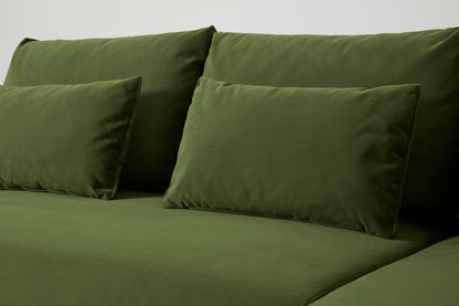 Model 12 Sofa Bed with Storage 3 Seater Right Chaise, Vine