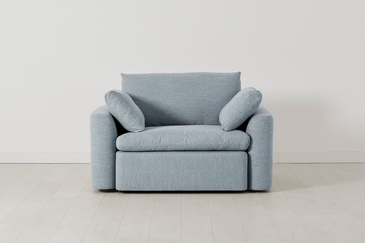 Model 13 Loveseat, Seaglass