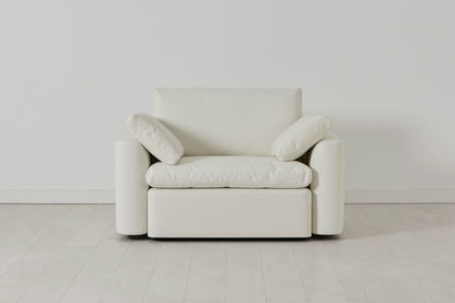 Model 13 Loveseat, White