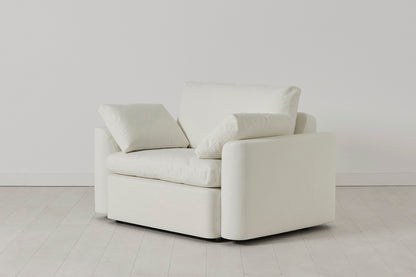 Model 13 Loveseat, White