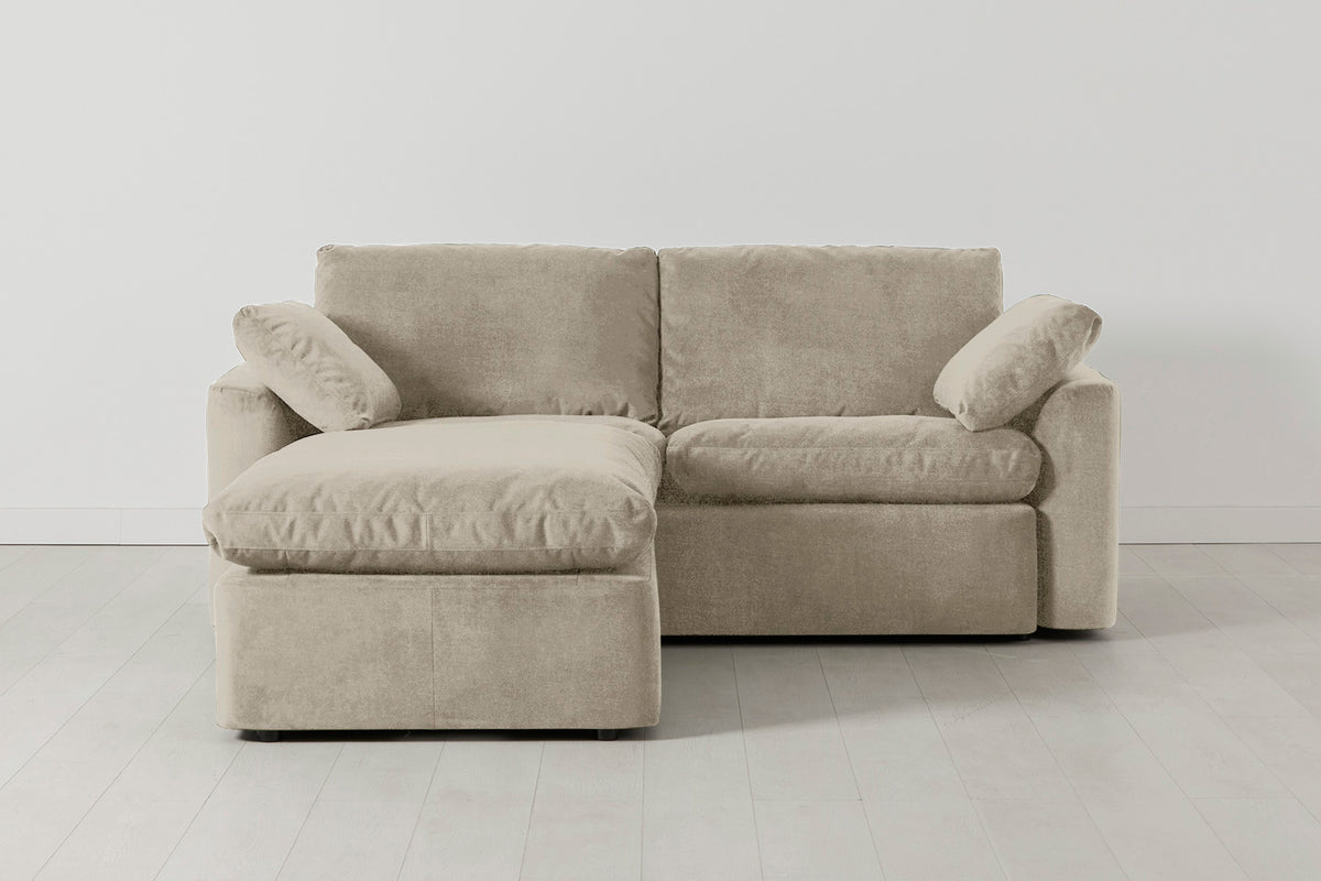 Model 13 2-Seater Left Chaise Sofa, Flax