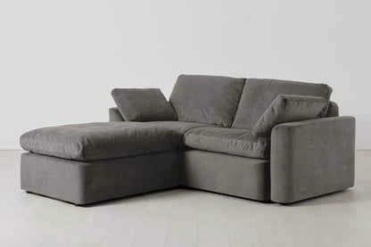 Model 13 2-Seater Left Chaise Sofa, Mink