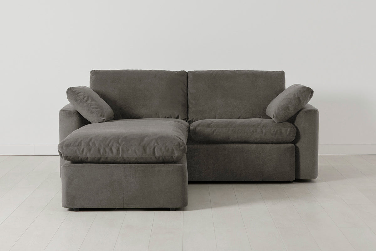 Model 13 2-Seater Left Chaise Sofa, Mink