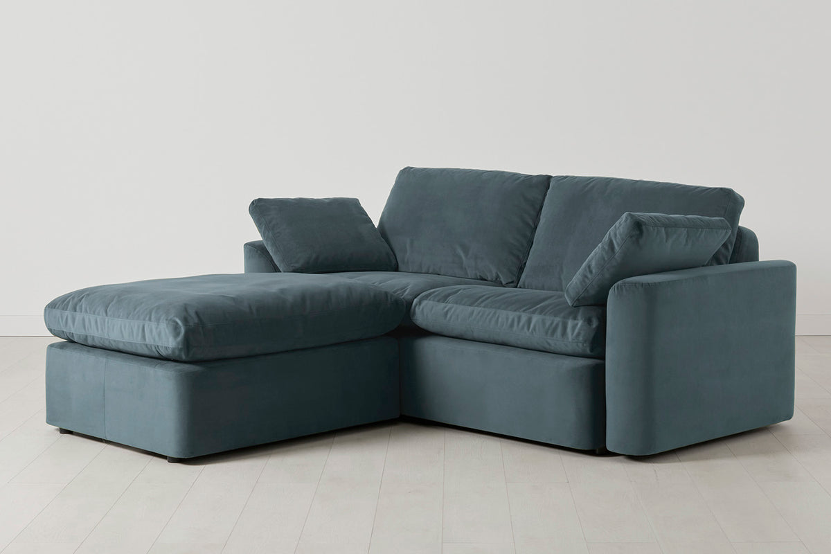 Model 13 2-Seater Left Chaise Sofa, Petrol
