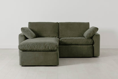 Model 13 2-Seater Left Chaise Sofa, Pine