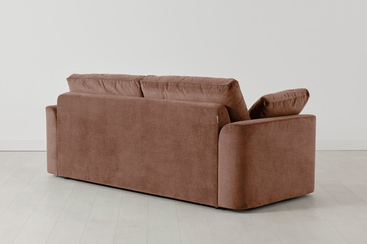 Model 13 2-Seater Left Chaise Sofa, Russet