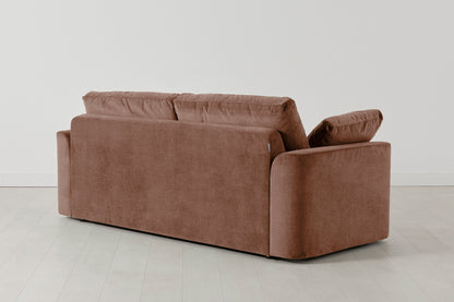 Model 13 2-Seater Left Chaise Sofa, Russet