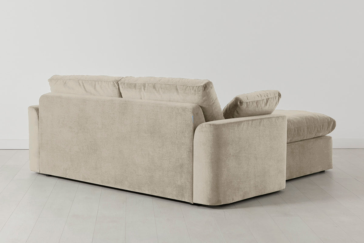Model 13 2-Seater Sofa with Ottoman, Flax