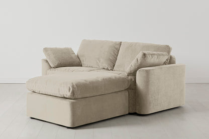 Model 13 2-Seater Sofa with Ottoman, Flax