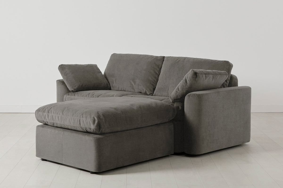 Model 13 2-Seater Sofa with Ottoman, Mink