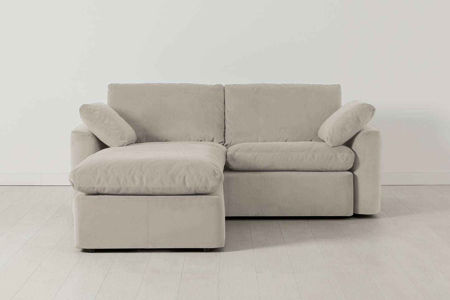 Model 13 2-Seater Left Chaise Sofa, Bone