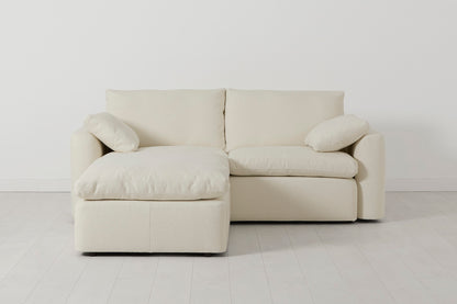 Model 13 2-Seater Left Chaise Sofa, Ivory